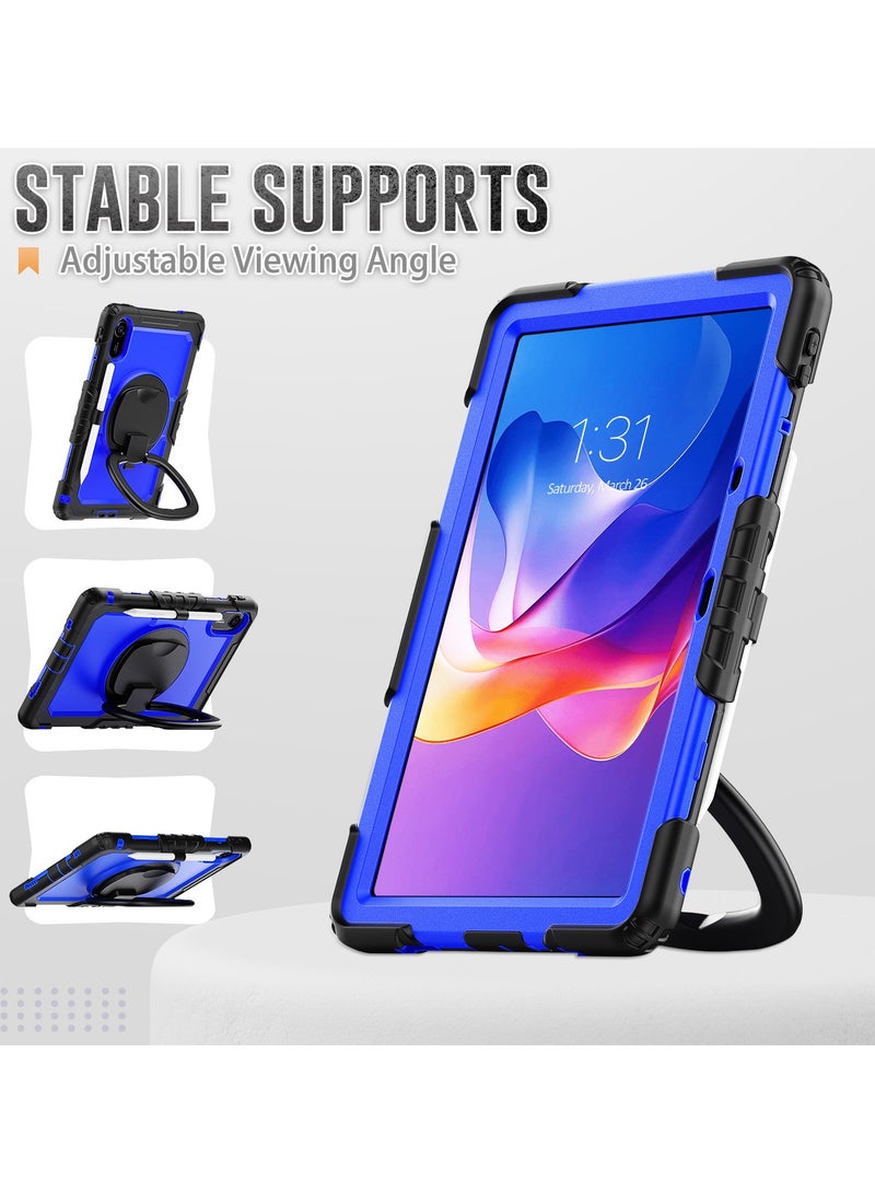 Compatible with Redmi Pad2 2025 Protective Case with Rotating Wristband Stand Shockproof Tablet Cover Precise Fit Portable Protection - Image 4